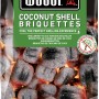 Weber Bricchetti di cocco 4 kg in sacco: Combustibile per grigliate lunghe.