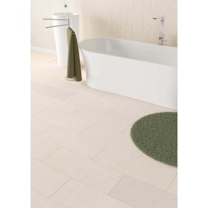 Pavimento SPC Callisto marmo bianco sp 5 mm 128x19,2 cm