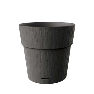 Vaso per piante plastica riciclata Grafite Ø 20 cm