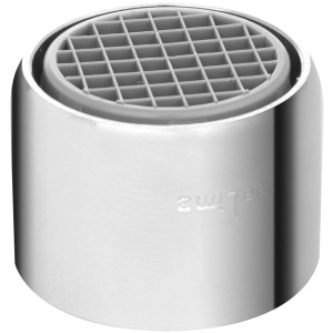 Rompigetto t.b.t. cromato con inserto a setaccio.