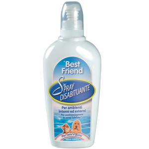 Spray per cani t.b.t. in flacone spray bianco.