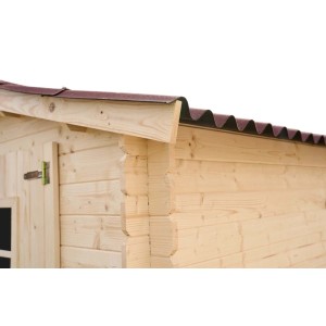 Casetta da giardino in legno con pavimento sp 20 mm H197xL199xP205 cm