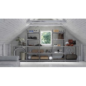 Ripiano per scaffalatura montaggio sia ad incastro che a bulloni 100x40 cm