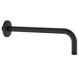 Braccio doccia nero per soffione, accessori doccia.