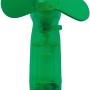 Ventilatore portatile verde CMI, a batteria e ideale per viaggiare.