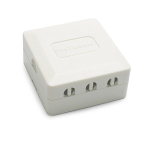 Scatola di derivazione bianca Metronic per accessori video.