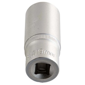 Bussola esagonale lunga 19 mm attacco F 3/8"