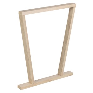 Cavalletti in legno grezzo, per sport equestri o come elemento decorativo.