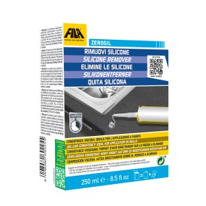 Fila Zeroscil rimuovi silicone, ideale per rimuovere residui di silicone dalle superfici.