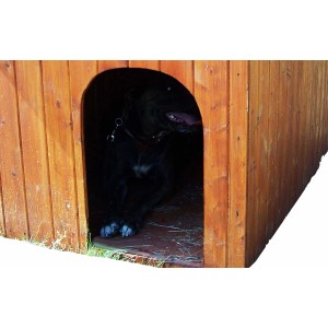 Cuccia per cani in legno tg grande 80x115 cm