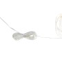Catena luminosa solare Longo con 100 LED bianco caldo e pannello solare per esterni.