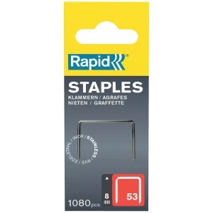 Graffe Rapid a filo fine INOX No. 53 da 8 mm