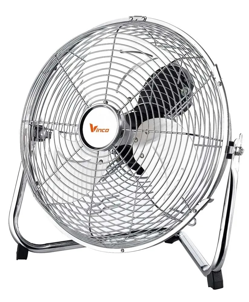 Ventilatore Da Terra Vinco 30 Cm - 55W, 3 Velocità, Struttura Metallo Cromato, Per Grandi Spazi - Foto 2