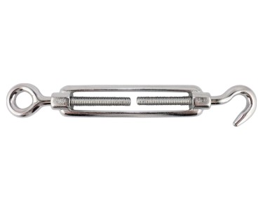 Tenditori Per Filo Acciaio Kit 10 Tendifilo In Acciaio Inox 304 M5 - Per Cavi, Recinzioni, Luci, Tende, Gancio E Gancio Tenditore M5 - Foto 14