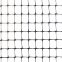 Rete in plastica nera a maglia quadrata per giardino e edilizia.