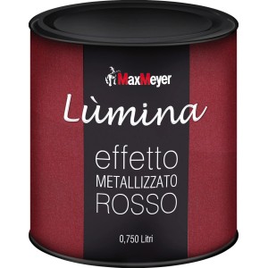 Max Meyer Lùmina pittura effetto Rosso, rosso metallizzato, barattolo da 0,75l.