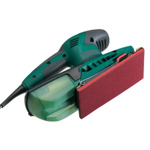 Levigatrice a delta LUX con striscia abrasiva K240, accessorio per la lavorazione di legno e metallo.