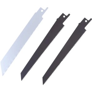 Lame per seghetto alternativo: Set LUX E-SBS-21 con 3 lame per legno e metallo.