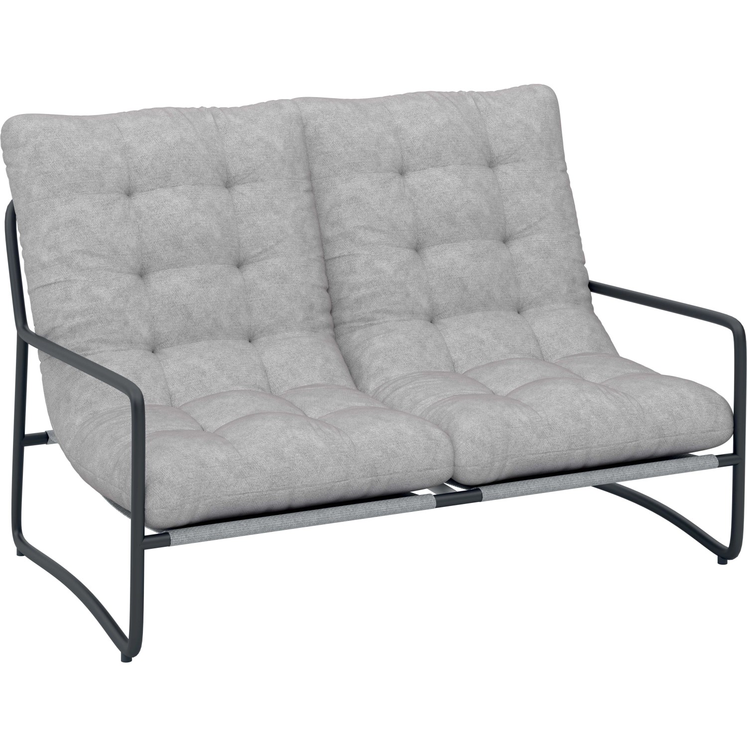 Salotto da giardino Patterson grigio chiaro 4 posti_3