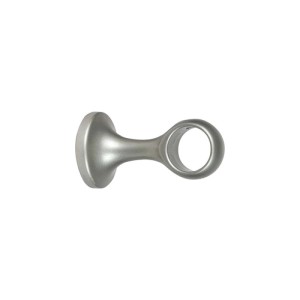 Supporto monoblocco Ø 20 mm x 6 cm colore nichel 2 pz