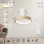 Plafoniera LED Niseko Fan Xs ventilatore 2500 lm luce bianco 26,9x71 cm_6