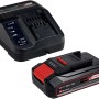 Einhell Power X-Change Starter Kit 18 V 2,5 Ah con batteria e caricabatterie.