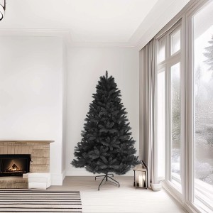 Albero di Natale artificiale Skrova in PVC/PE verde H 150 x Ø 101 cm