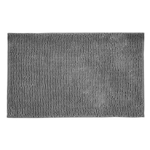 Tappeto da bagno Chenille 50x80 cm grigio antracite