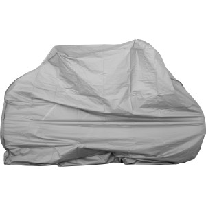 Copertura grigio argento per la protezione dagli agenti atmosferici.