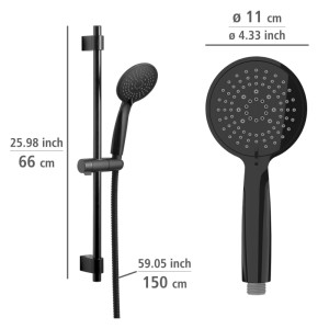 Set doccia Wenko Young Nero