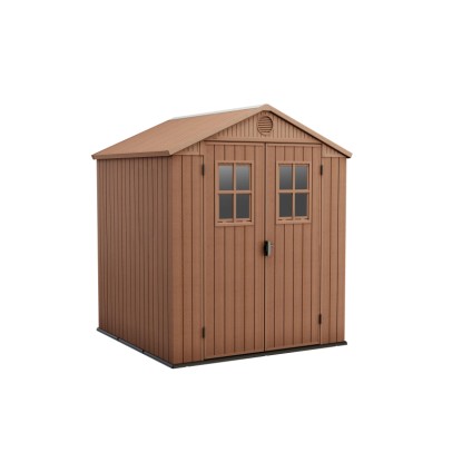 Casetta da giardino in resina Keter Darwin sp. 16 mm marrone 3,3 m²