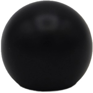 Terminale per bastone per tende Mydeco a sfera, nero, Ø 2 cm.