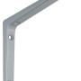 Mensola in alluminio argentato OBI Bea, 100x150mm, per fissaggio ripiani.