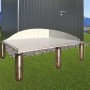 Fondazione Biohort SmartBase Plus per armadio porta attrezzi 90 con viti da terra e telaio in alluminio.