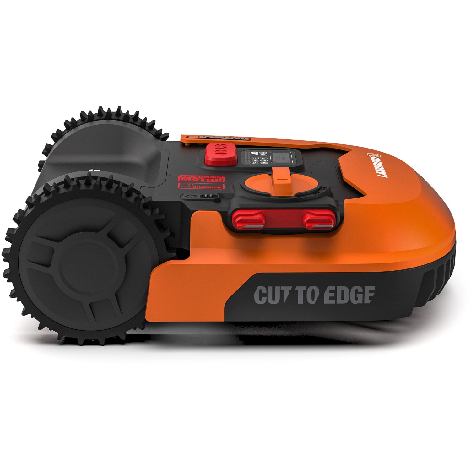 Robot tagliaerba Worx Landroid M700, arancione e nero, con funzione CutToEdge.