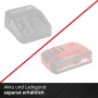 Tagliasiepi a batteria Einhell: batteria e caricabatterie non inclusi.