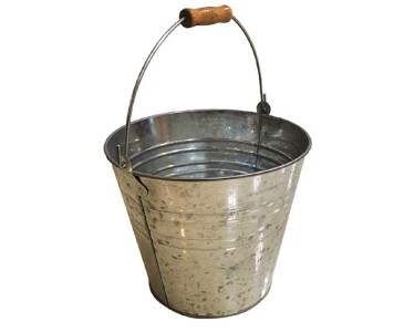 Secchio In Acciaio Zincato 15L KOTARBAU - Per Giardino, Edilizia E Casa, Resistente E Pratico - Foto 4