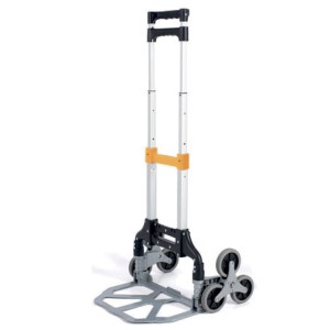 Remco TRHA135 carrello saliscale pieghevole con ruote a stella, portata 70 kg.