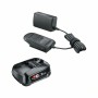 Set avviamento Bosch con batteria 18V e caricabatterie per elettroutensili.