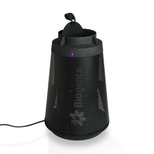 Trappola per zanzare da interni Biogents BG-Home, design nero con luce UV.