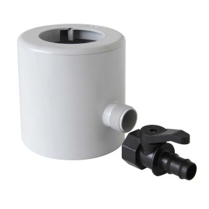 Recuperatore acqua piovana in PVC First Plast RAPF186N grigio