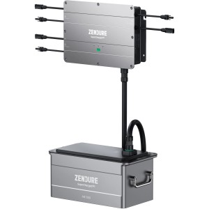 Batteria Zendure SolarFlow AB1000 per impianto solare da balcone, 960 Wh, tecnologia al litio ferro fosfato.