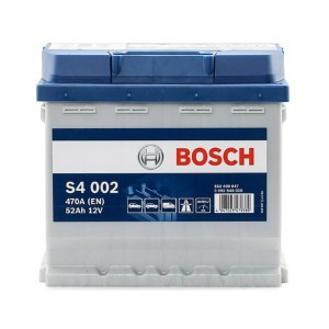 Batteria auto Bosch PowerLine SLI 52Ah/470A, batteria di avviamento affidabile per auto.