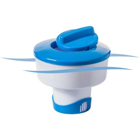 Galleggianti Per Cloro Piscina - 2 Pezzi, Regolabili, Per 5 Compresse Da 7,6 Cm - 2