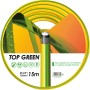 Tubo per irrigazione t.b.t. giallo, 15m, con strisce verdi.