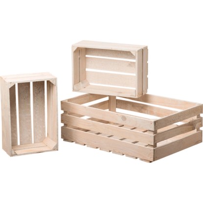 Cassetta Porto in legno colore bianco 60x40 cm