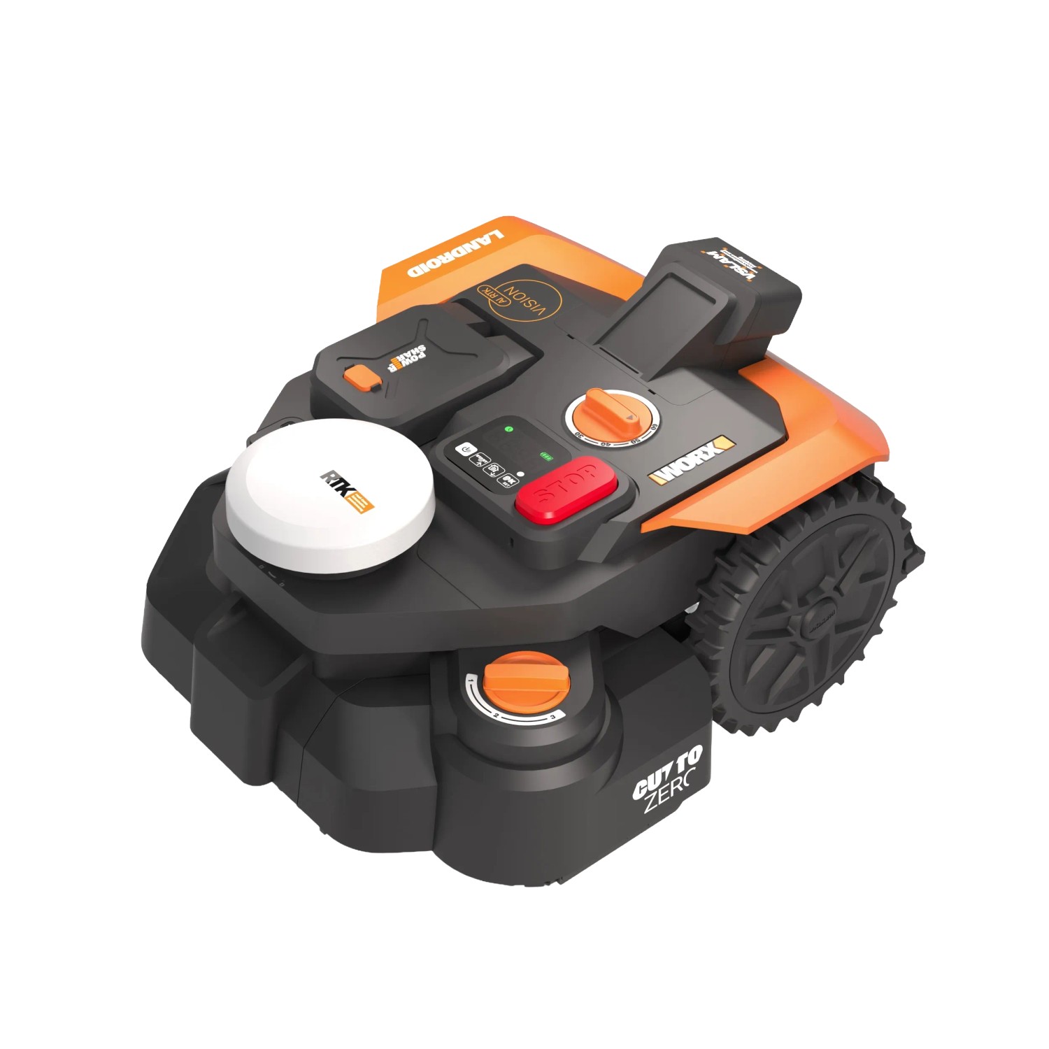 Worx robot rasaerba M800 WR308E Landroid Vision, senza filo perimetrale.