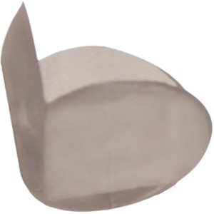 Fermaporta t.b.t. trasparente, cuneo per porta interno.