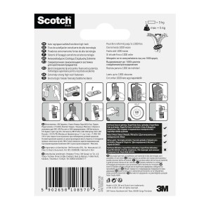 Scotch Extreme Nastri a strappo, richiudibili fino a 1000 volte, per applicazioni pesanti.