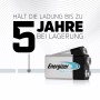 Batteria Energizer Max Plus 9V, batteria alcalina per un'alimentazione di lunga durata, 1 pezzo.